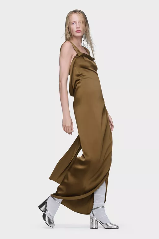 Silk satin maxi dress - Maxi Dress