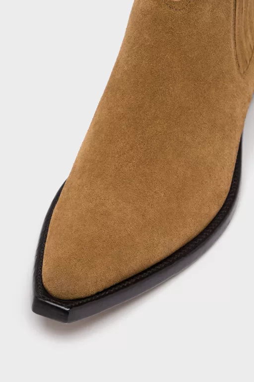 Heel-less Western Chelsea Boots - Ankle Boots
