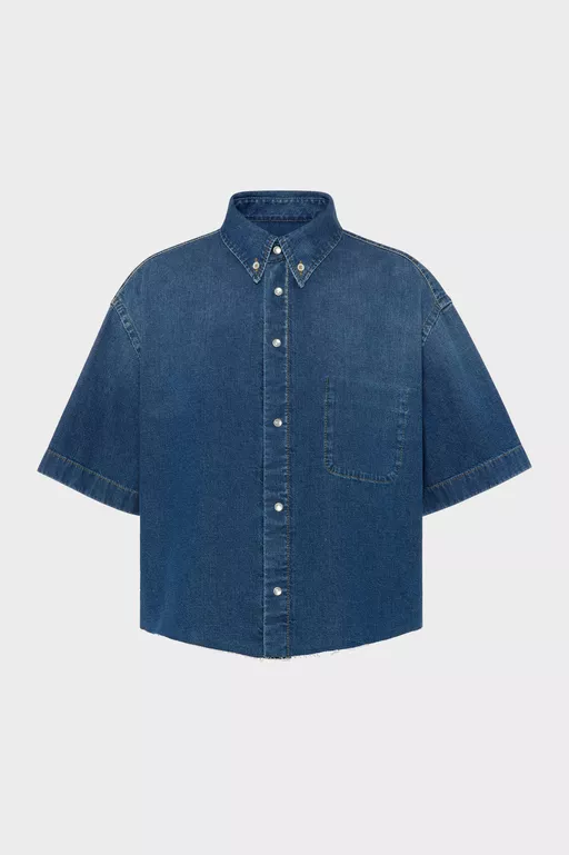 Camisa vaquera cropped - Camisas