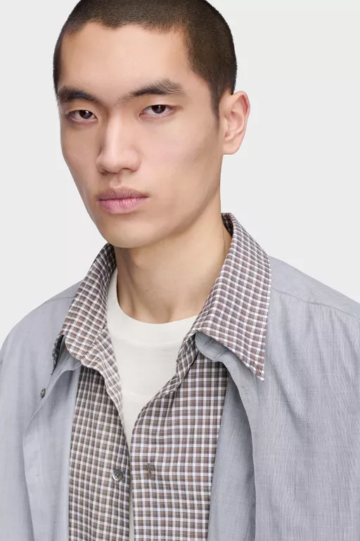 Double Layer Cotton Shirt - Shirts