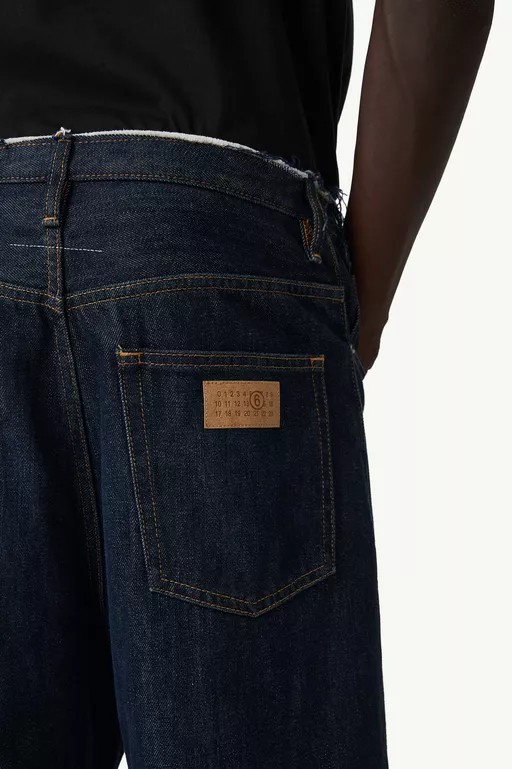 Wide-leg denim jeans - Denim