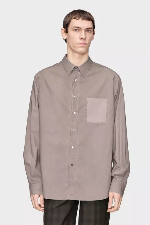 Long-Sleeve Cotton Shirt - Long-sleeved Shirt