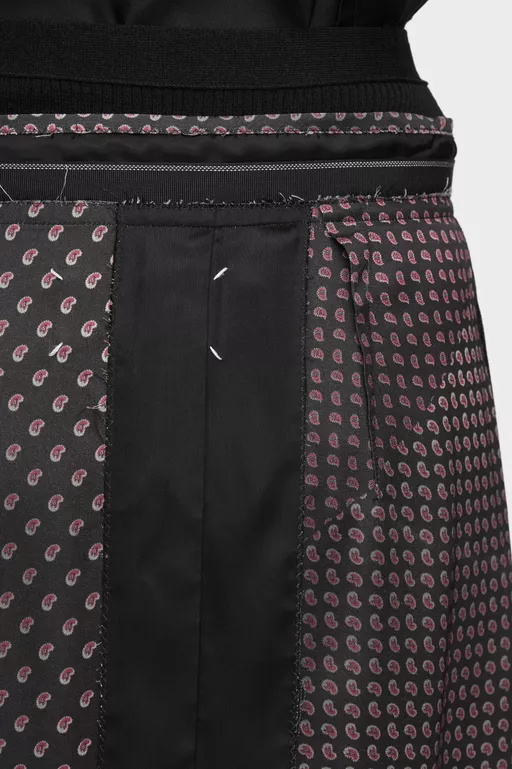 Paisley Print Midi Skirt - Midi Skirts