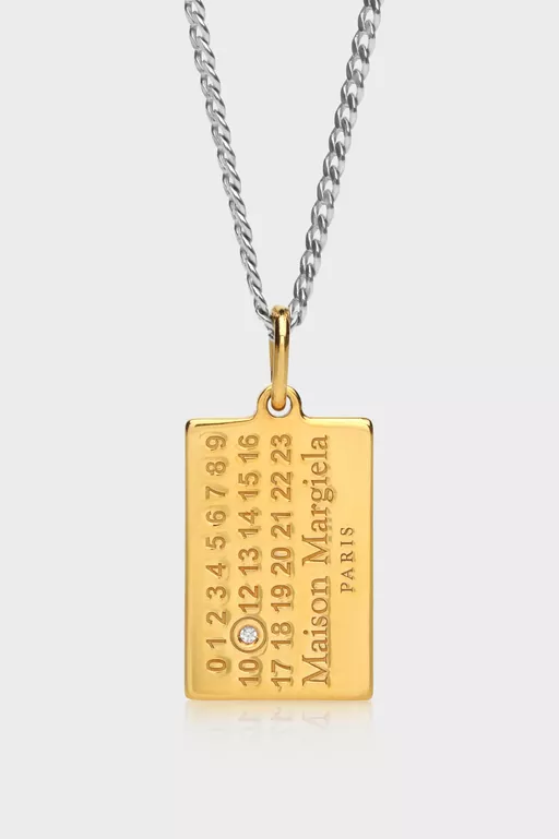 Collana Numericl con pendente e diamante