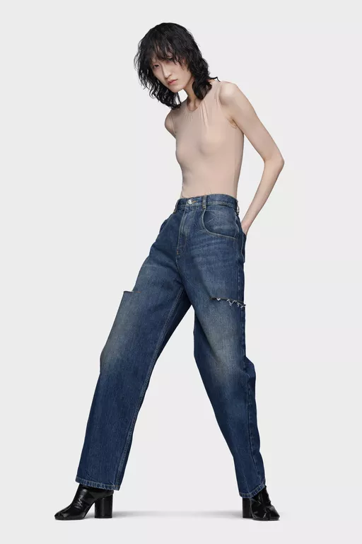 Cut-out jeans - Denim