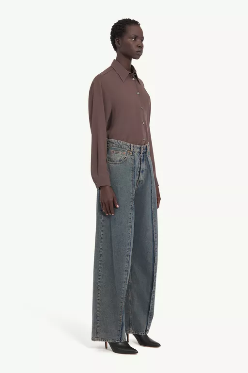 Wide-leg jeans - Denim