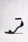 Black - Plexi Wedge Sandals