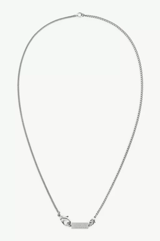 Numeric chain necklace