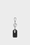 Black - Double Tag Keyring