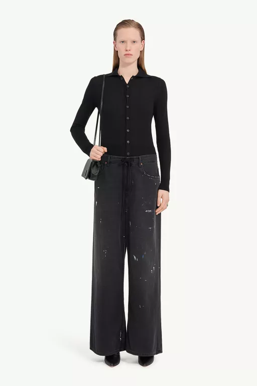 Wide-leg jeans - Denim