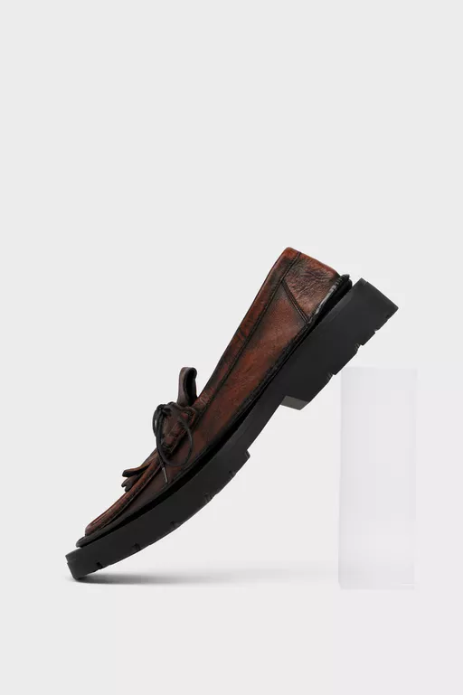 Level Fringed Loafer - Moccasins