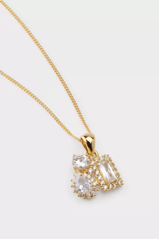 Cluster Pendant Necklace - Necklaces