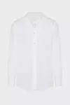 Blanc - Chemise en coton Taped