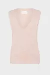 Pale Pink - Gardening hemp knit vest