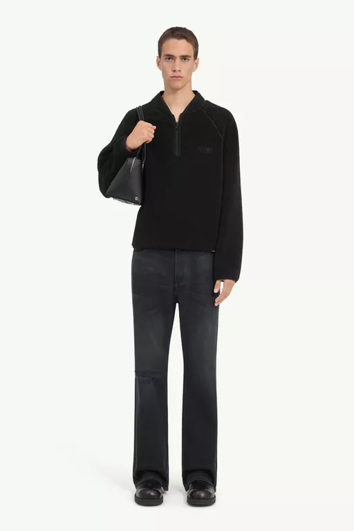 Sweatshirt aus Teddyfleece im Wendedesign - Sweatshirts