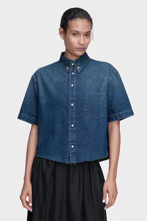 Camisa vaquera cropped - Camisas