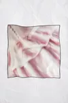 Pink - Porcelain Print Silk Scarf
