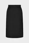 Charcoal - Reversed Midi Skirt