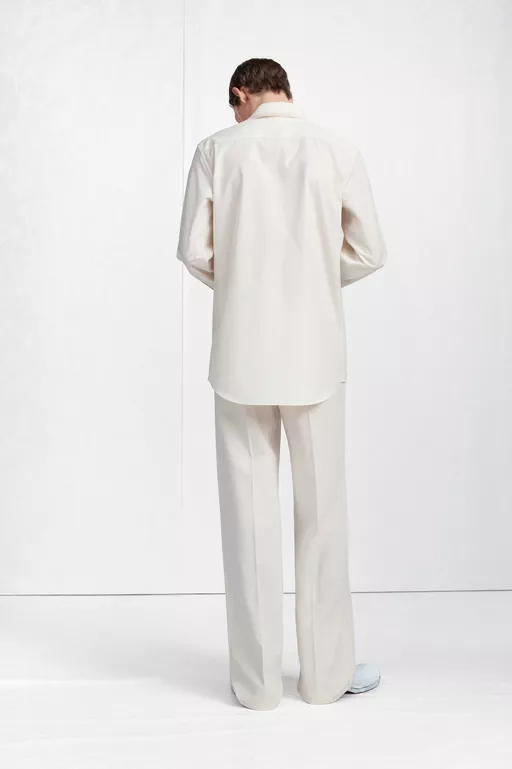 Fusion Velvet Placket Cotton Shirt - Long-sleeved Shirt