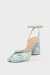 White and light blue - Tabi Sandal Pump