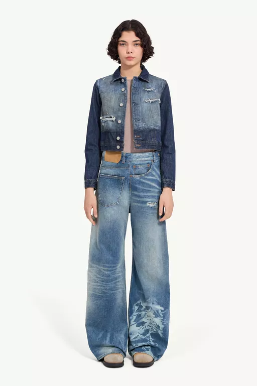 Wide-leg jeans - Denim