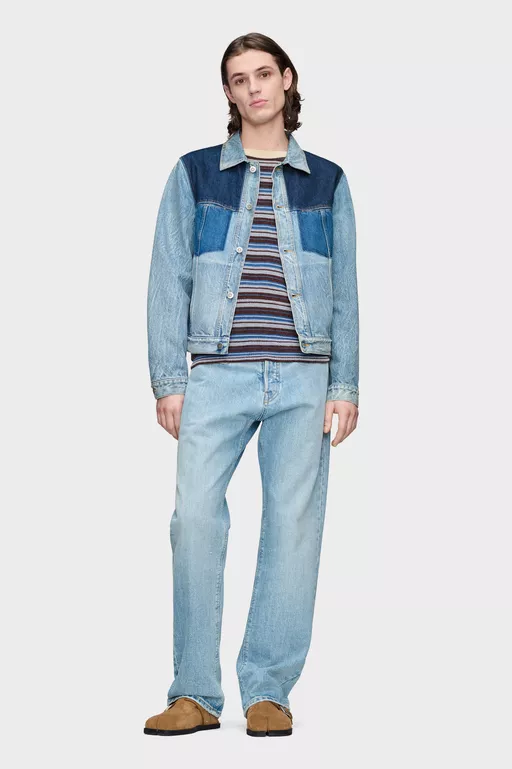 Patchwork Denim Jacket - Jackets