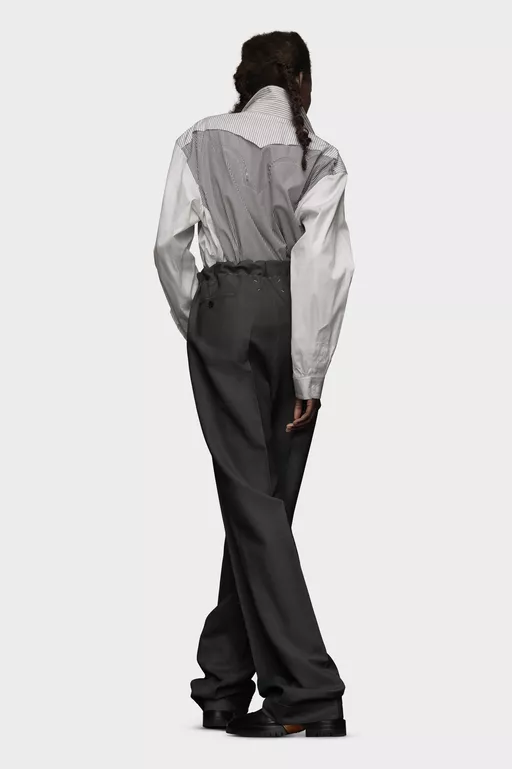 Wool Mohair Trousers - Pants