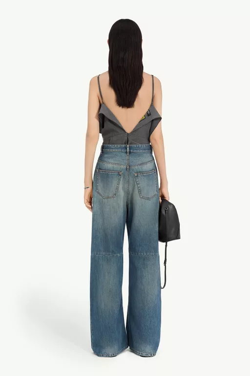 Wide-leg jeans - Denim