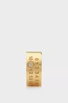 Gold - Anello Numericl con diamante