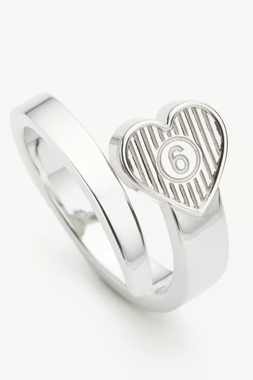 Arrow Heart Open Ring - Rings