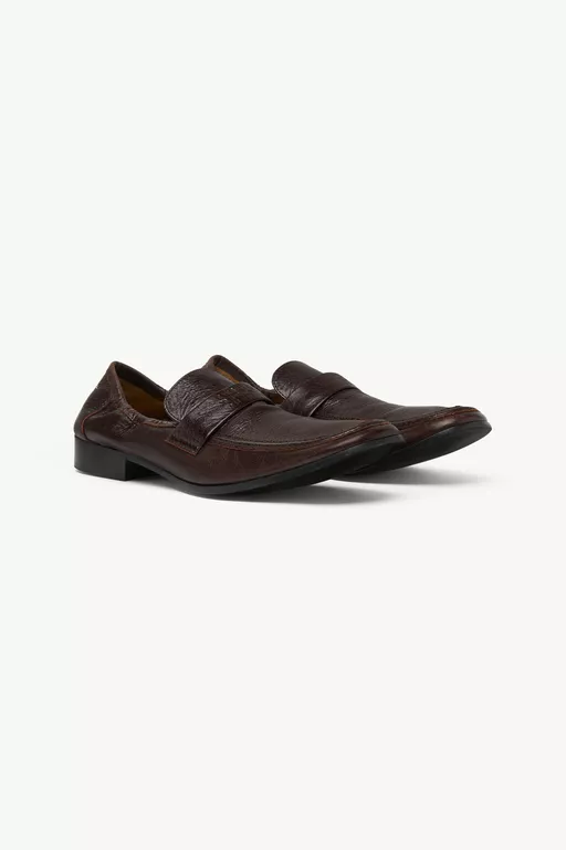 Swing-toe leather loafers - Moccasins