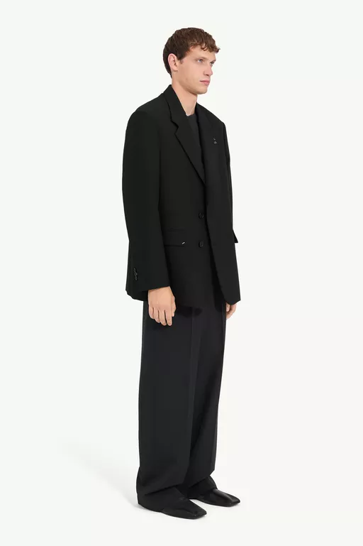 Stapled wool-blend jacket - Jackets