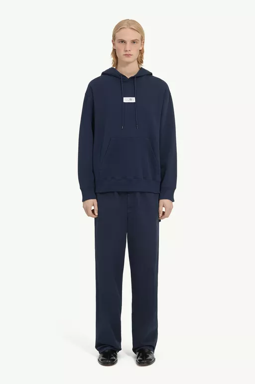 Sweat-shirt &agrave; capuche en coton non bross&eacute; - Sweat-shirts