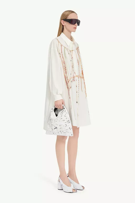 Pearl Shirt Dress - Dresses