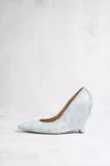 Black and White - Heel-less Pumps Bianchetto