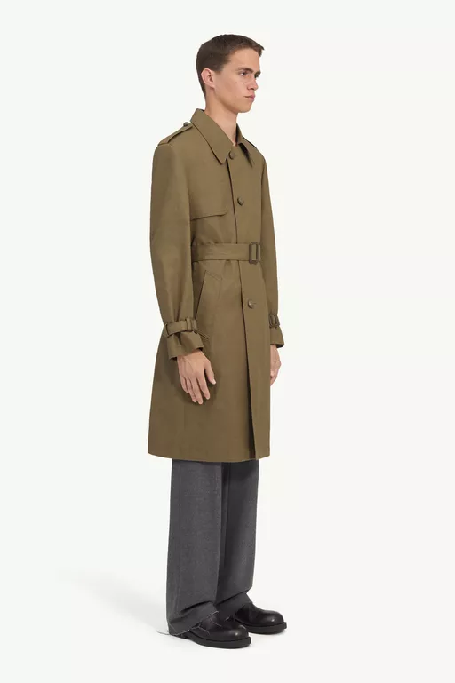 Trenchcoat aus beschichteter Baumwolle - Regenm&auml;ntel