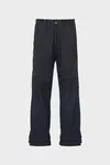 Bleu fonc&eacute; - Pantalon en laine
