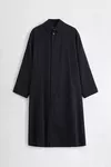 Black - Peached trench coat