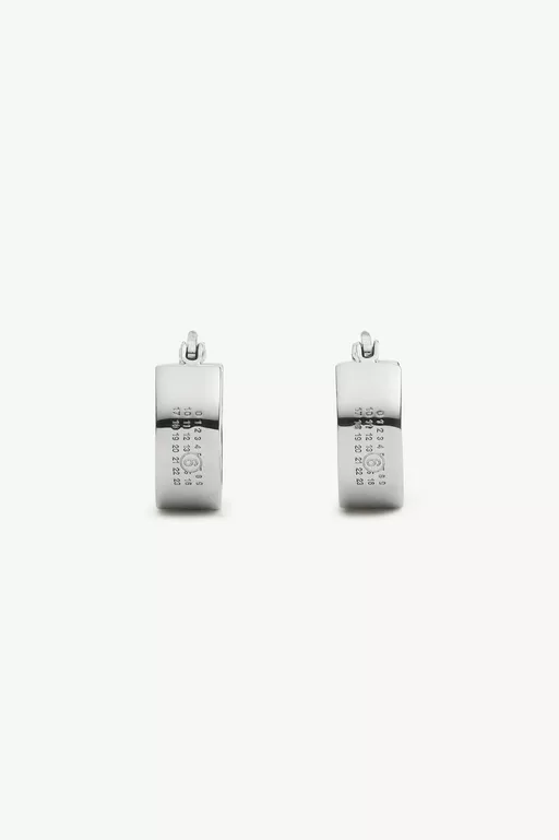 Numeric hoop earrings - Earrings