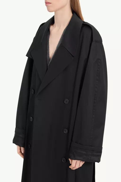 Cotton trench coat - Raincoats