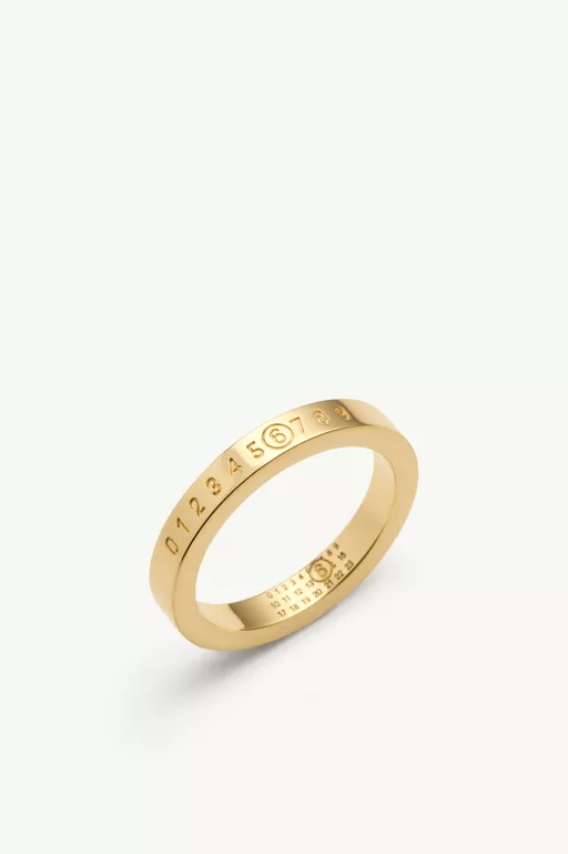 Gold numeric ring - Rings