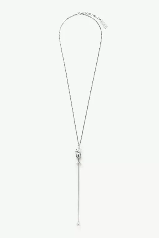 Cocktail Stick Pendant Necklace - Necklaces