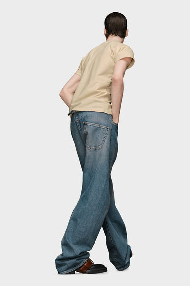 ダイアゴナルシームジーンズ - パンツ - Image 4