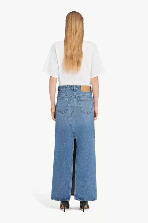 Denim maxi skirt - Long skirts
