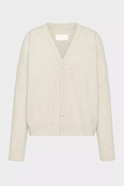 Top de punto de lana - Cardigan