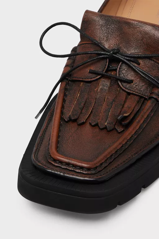 Level Fringed Loafer - Moccasins