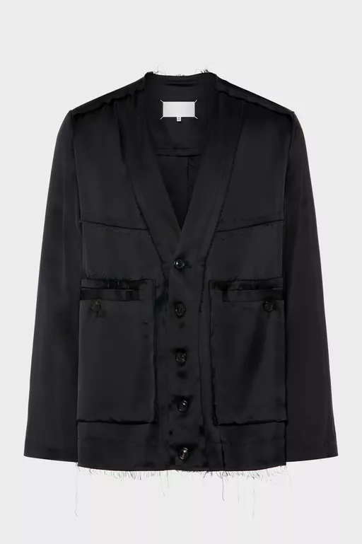 Patchwork Satin Jacket