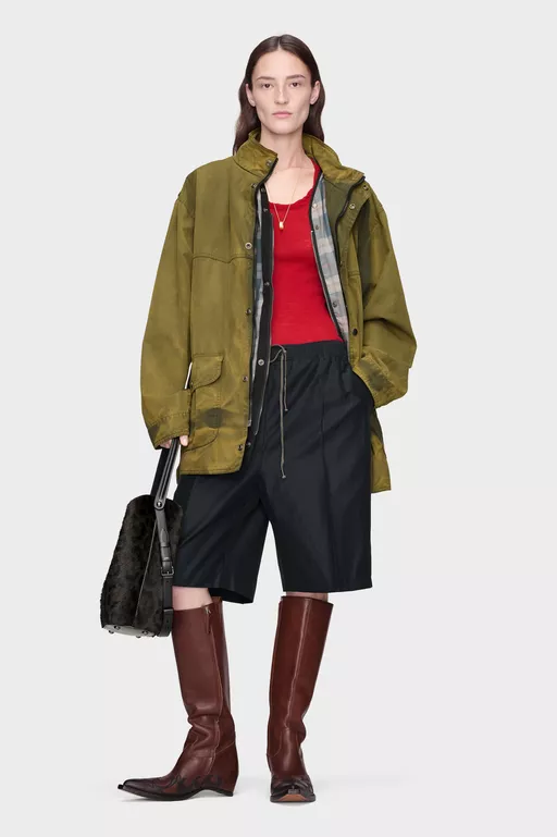 Cotton Overshirt Jacket - Jackets