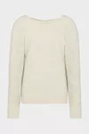 Light Grey - Wool knit top