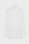 White - Cotton poplin shirt